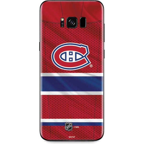NHL Montreal Canadiens Home Jersey Galaxy S8 Plus Skin