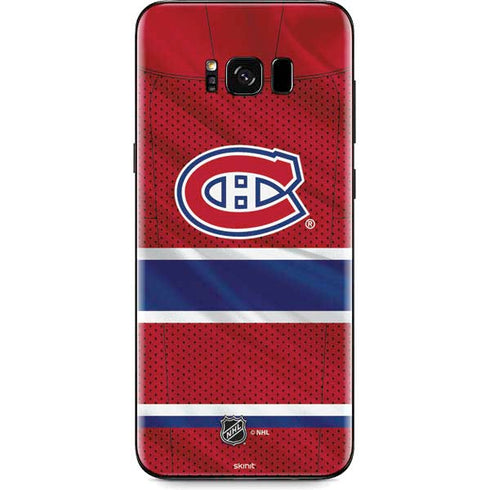 NHL Montreal Canadiens Home Jersey Galaxy S8 Skin