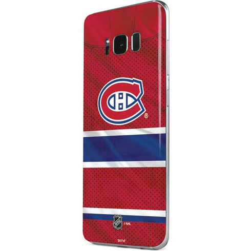 NHL Montreal Canadiens Home Jersey Galaxy S8 Skin