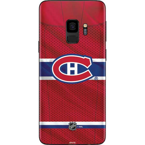 NHL Montreal Canadiens Home Jersey Galaxy S9 Skin