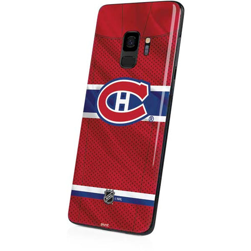 NHL Montreal Canadiens Home Jersey Galaxy S9 Skin