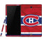 NHL Montreal Canadiens Home Jersey Samsung Galaxy Tab Skin