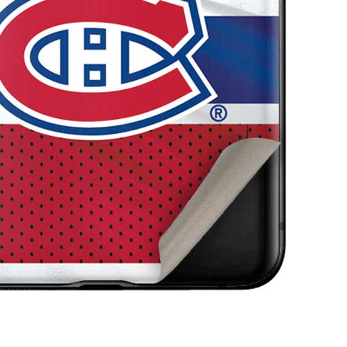 NHL Montreal Canadiens Home Jersey Galaxy Z Flip Skin