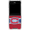 NHL Montreal Canadiens Home Jersey Galaxy Z Flip5 5G Clear Case