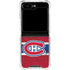 NHL Montreal Canadiens Home Jersey Galaxy Z Flip5 5G Clear Case