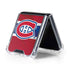 NHL Montreal Canadiens Home Jersey Galaxy Z Flip5 5G Clear Case