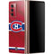 NHL Montreal Canadiens Home Jersey Galaxy Z Fold2 5G Skin