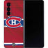 NHL Montreal Canadiens Home Jersey Galaxy Z Fold4 5G Skin
