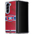 NHL Montreal Canadiens Home Jersey Galaxy Z Fold5 5G Clear Case
