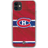 NHL Montreal Canadiens Home Jersey iPhone 11 Clear Case