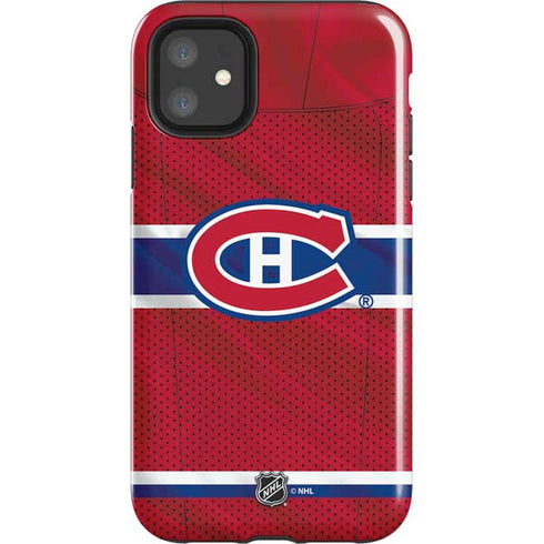 NHL Montreal Canadiens Home Jersey iPhone 11 Impact Case