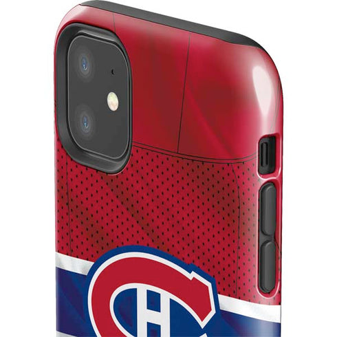 NHL Montreal Canadiens Home Jersey iPhone 11 Impact Case