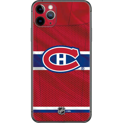 NHL Montreal Canadiens Home Jersey iPhone 11 Pro Max Skin