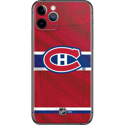 NHL Montreal Canadiens Home Jersey iPhone 11 Pro Skin
