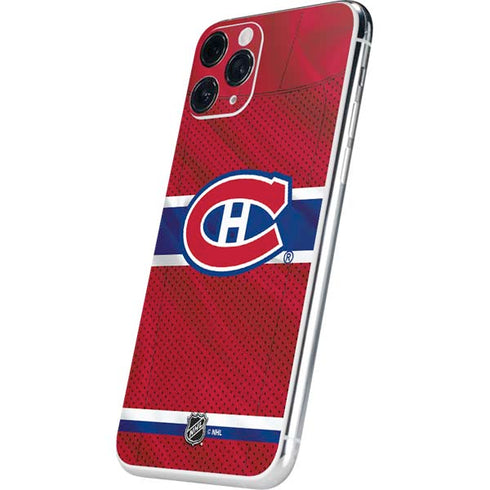 NHL Montreal Canadiens Home Jersey iPhone 11 Pro Skin
