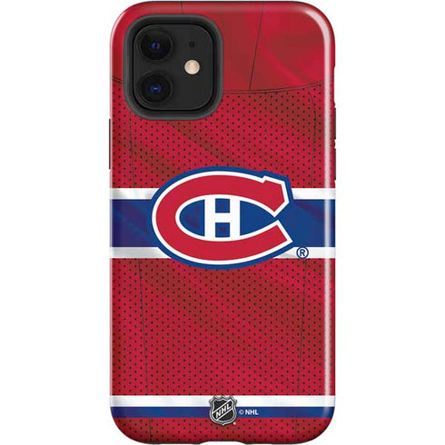 NHL Montreal Canadiens Home Jersey iPhone 12 Impact Case