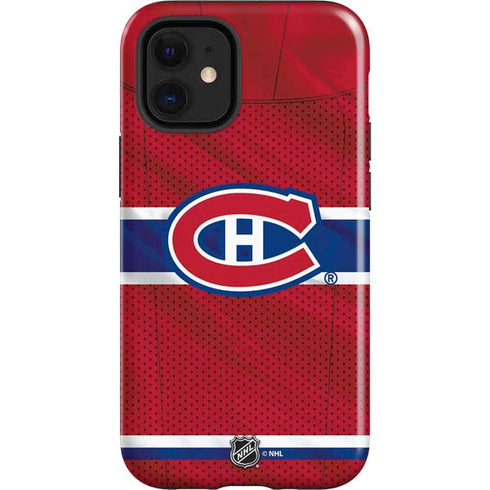 NHL Montreal Canadiens Home Jersey iPhone 12 Mini Impact Case