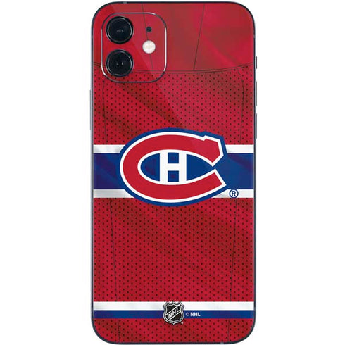 NHL Montreal Canadiens Home Jersey iPhone 12 Mini Skin