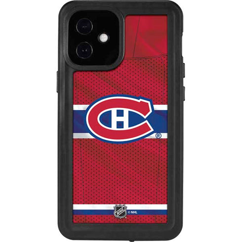 NHL Montreal Canadiens Home Jersey iPhone 12 Mini Waterproof Case