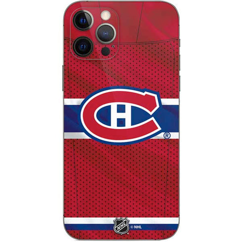 NHL Montreal Canadiens Home Jersey iPhone 12 Pro Skin