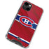NHL Montreal Canadiens Home Jersey iPhone 13 Clear Case