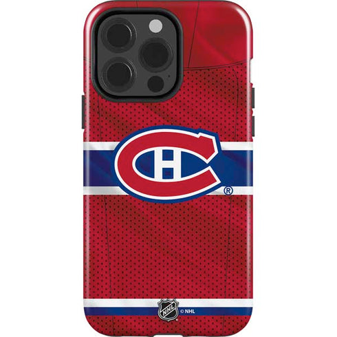 NHL Montreal Canadiens Home Jersey iPhone 13 Pro Impact Case