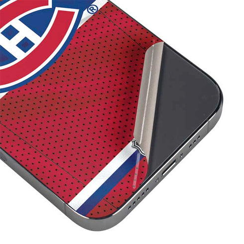NHL Montreal Canadiens Home Jersey iPhone 13 Pro Max Skin