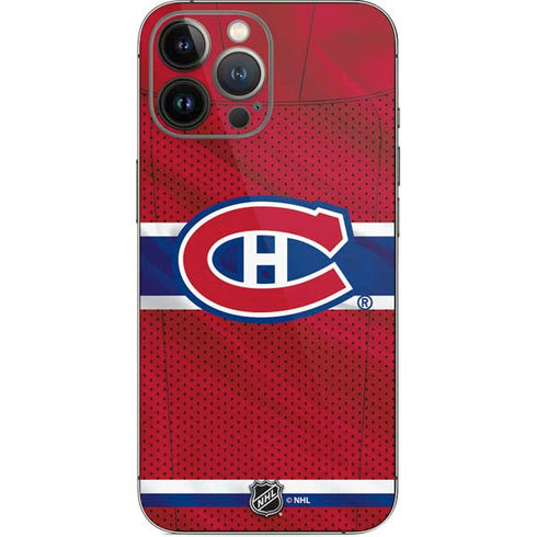 NHL Montreal Canadiens Home Jersey iPhone 13 Pro Max Skin