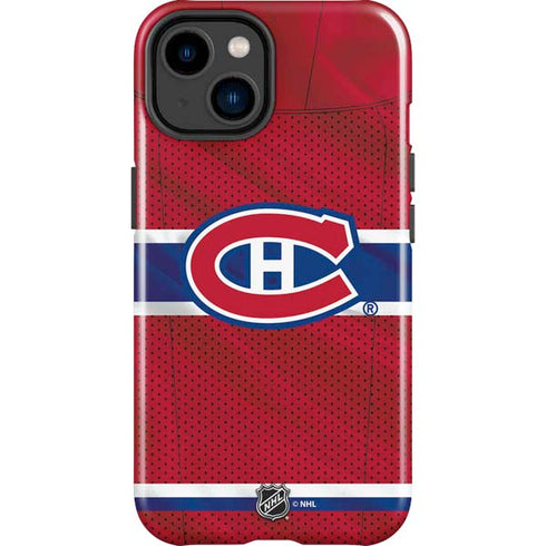 NHL Montreal Canadiens Home Jersey iPhone 14 Plus Impact Case