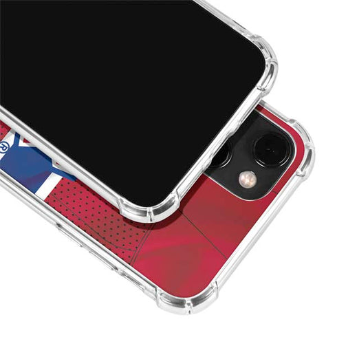 NHL Montreal Canadiens Home Jersey iPhone 14 Plus Clear Case