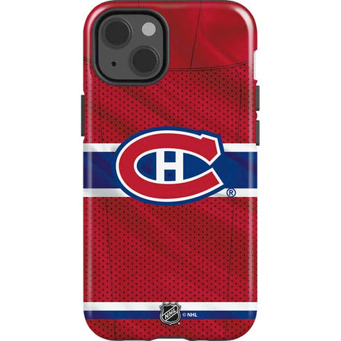 NHL Montreal Canadiens Home Jersey iPhone 15 Impact Case