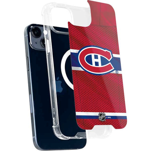 NHL Montreal Canadiens Home Jersey iPhone 15 Plus MagSafe Case