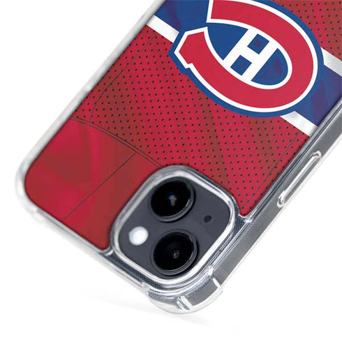 NHL Montreal Canadiens Home Jersey iPhone 15 Plus MagSafe Case