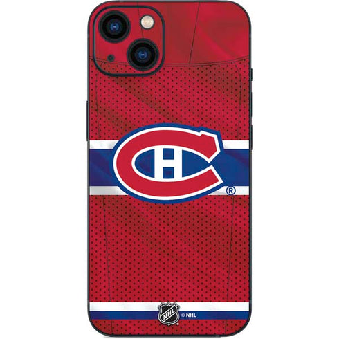 NHL Montreal Canadiens Home Jersey iPhone 14 Plus Skin