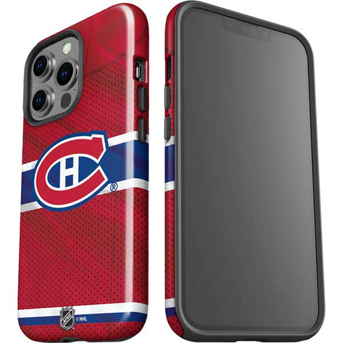 NHL Montreal Canadiens Home Jersey iPhone 15 Pro Impact Case