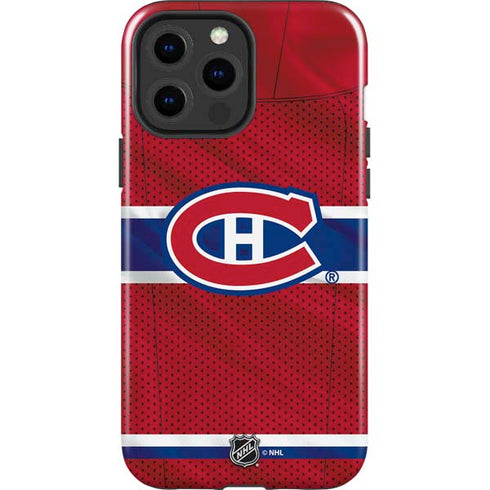 NHL Montreal Canadiens Home Jersey iPhone 15 Pro Max Impact Case