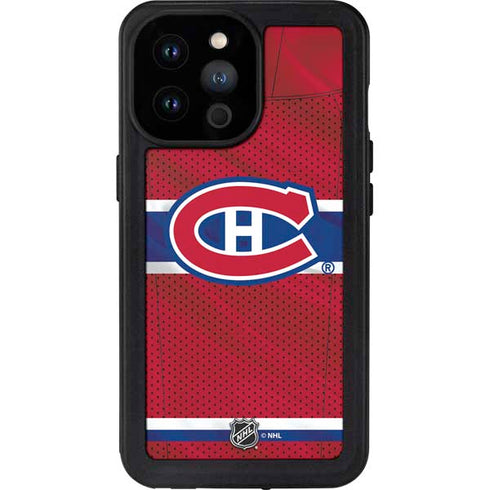 NHL Montreal Canadiens Home Jersey iPhone 14 Pro Max Waterproof Case