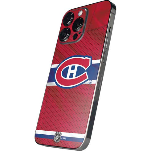 NHL Montreal Canadiens Home Jersey iPhone 14 Pro Skin