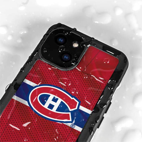 NHL Montreal Canadiens Home Jersey iPhone 15 Waterproof Case