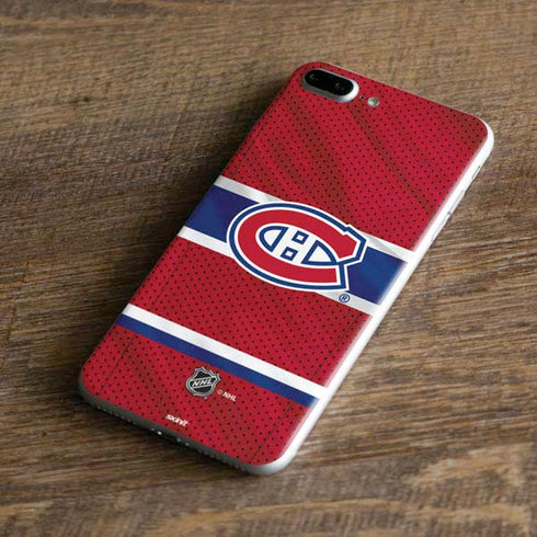NHL Montreal Canadiens Home Jersey iPhone 8 Plus Skin