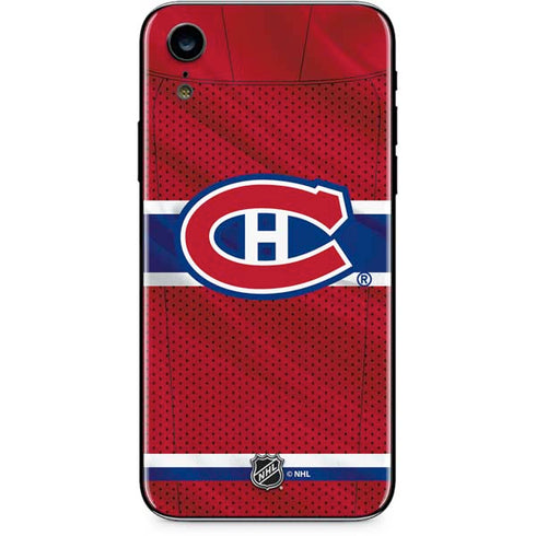 NHL Montreal Canadiens Home Jersey iPhone XR Skin