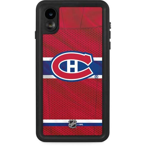 NHL Montreal Canadiens Home Jersey iPhone XR Waterproof Case