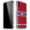 NHL Montreal Canadiens Home Jersey iPhone XS Max Clear Case