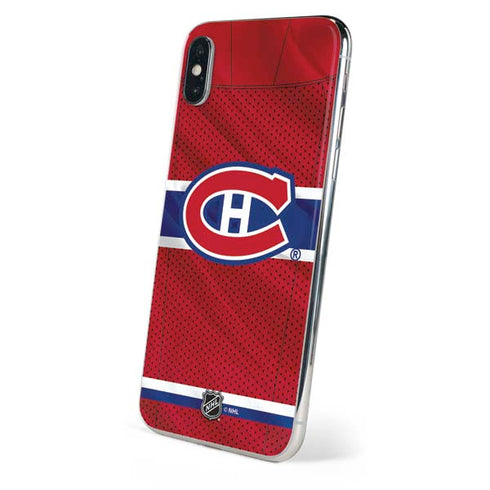 NHL Montreal Canadiens Home Jersey iPhone XS Skin