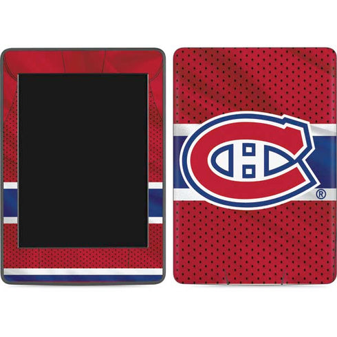 NHL Montreal Canadiens Home Jersey Amazon Kindle Skin