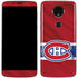 NHL Montreal Canadiens Home Jersey Moto E5 Plus Skin
