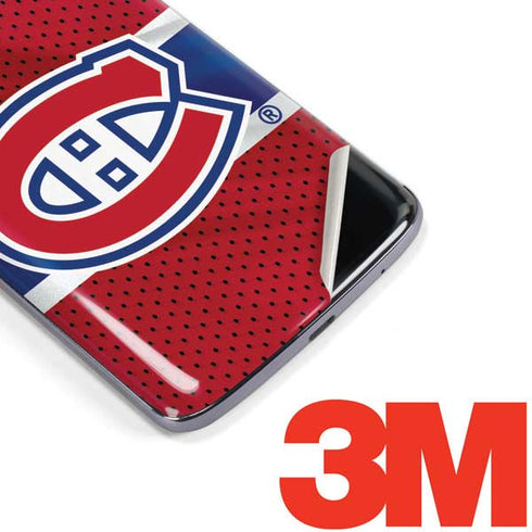 NHL Montreal Canadiens Home Jersey Moto E5 Plus Skin