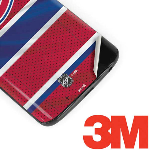 NHL Montreal Canadiens Home Jersey Moto G6 Skin