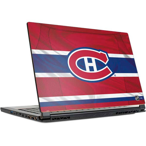 NHL Montreal Canadiens Home Jersey MSI GS65 Stealth Laptop Skin