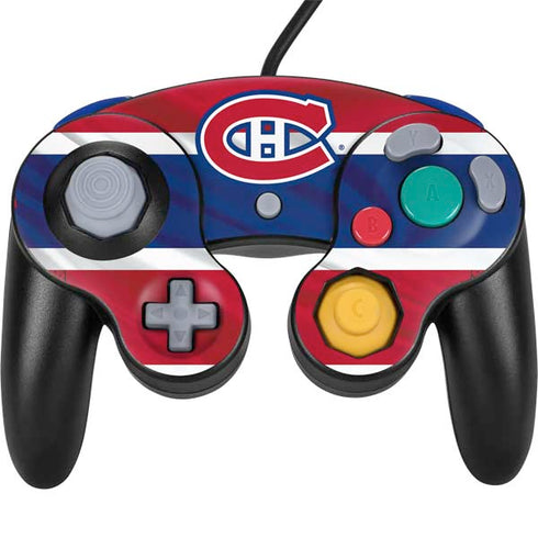 NHL Montreal Canadiens Home Jersey Nintendo GameCube Controller Skin
